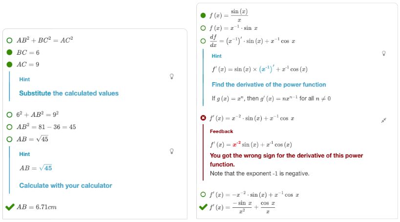 Using Multistep on Pythagoras and a calculus problem Using Multistep on Pythagoras and a calculus problem